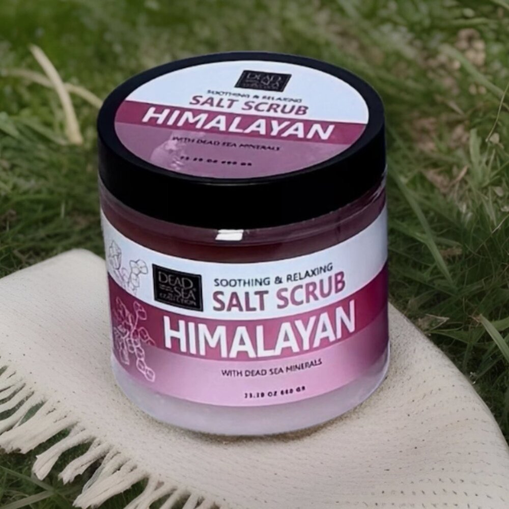 Dead Sea Collection Himalayan Salt Scrub Antioxidant Soothing Relaxing 23.28 OZ